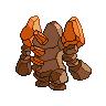 Regirock shiny back-facing sprite from Pokémon Black 2