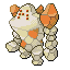 Regirock front-facing sprite from Pokémon Emerald