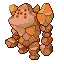 Regirock shiny front-facing sprite from Pokémon Sapphire
