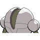 Registeel back-facing sprite from Pokémon HeartGold