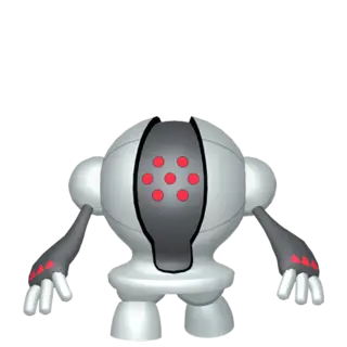 Registeel front-facing sprite from Pokémon Sword