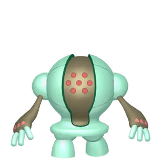 Registeel shiny front-facing sprite from Pokémon Sword