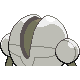 Registeel back-facing sprite from Pokémon Platinum