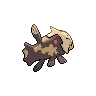 Relicanth back-facing sprite from Pokémon Black