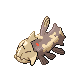 Relicanth front-facing sprite from Pokémon Pearl