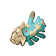 Relicanth shiny front-facing sprite from Pokémon Pearl