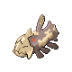 Relicanth front-facing sprite from Pokémon SoulSilver
