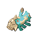 Relicanth shiny front-facing sprite from Pokémon SoulSilver