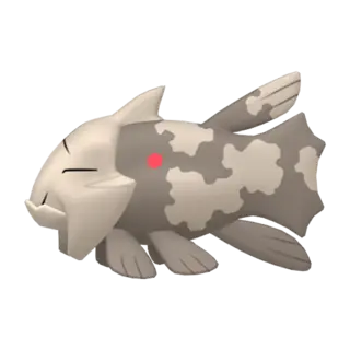 Relicanth front-facing sprite from Pokémon Shining Pearl