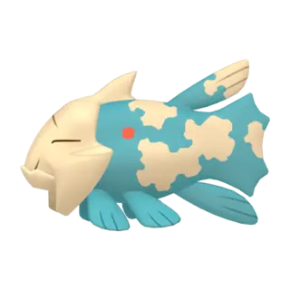 Relicanth shiny front-facing sprite from Pokémon Shining Pearl
