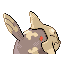 Relicanth back-facing sprite from Pokémon Ruby