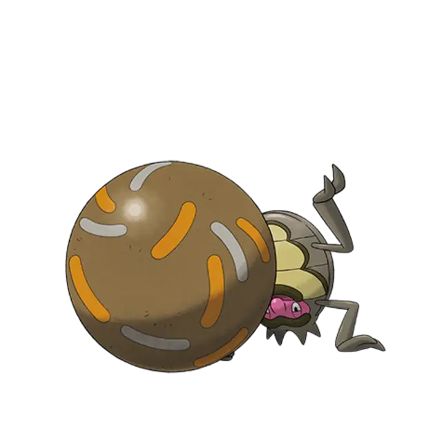 Rellor, the Rolling Pokémon — Bug-type Pokémon official artwork