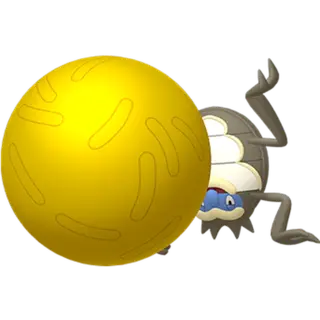 Rellor shiny front-facing sprite from Pokémon Scarlet/Violet: The Indigo Disk