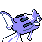 Remoraid back-facing sprite from Pokémon Crystal