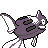 Remoraid shiny back-facing sprite from Pokémon Crystal