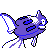 Remoraid back-facing sprite from Pokémon Silver