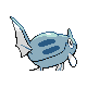 Remoraid back-facing sprite from Pokémon Platinum