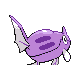 Remoraid shiny back-facing sprite from Pokémon Platinum