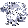 Reshiram front-facing sprite from Pokémon Black 2