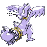Reshiram shiny back-facing sprite from Pokémon Black 2