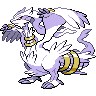 Reshiram shiny front-facing sprite from Pokémon Black 2