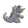Rhydon back-facing sprite from Pokémon Black 2