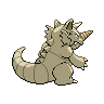 Rhydon shiny back-facing sprite from Pokémon Black 2