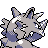 Rhydon shiny back-facing sprite from Pokémon Crystal