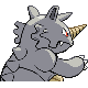 Rhydon back-facing sprite from Pokémon Pearl