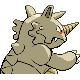 Rhydon shiny back-facing sprite from Pokémon Pearl