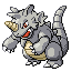 Rhydon front-facing sprite from Pokémon Emerald