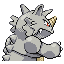 Rhydon back-facing sprite from Pokémon FireRed