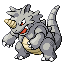 Rhydon front-facing sprite from Pokémon FireRed