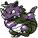Rhydon front-facing sprite from Pokémon Silver