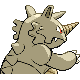 Rhydon shiny back-facing sprite from Pokémon Platinum