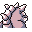 Rhydon back-facing sprite from Pokémon Red