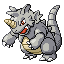Rhydon front-facing sprite from Pokémon Ruby