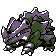 Rhyhorn front-facing sprite from Pokémon Crystal