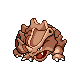 Rhyhorn shiny front-facing sprite from Pokémon Diamond