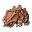 Rhyhorn shiny front-facing sprite from Pokémon Emerald