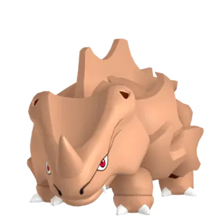 Rhyhorn shiny front-facing sprite from Pokémon Shield