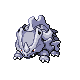 Rhyhorn front-facing sprite from Pokémon Platinum