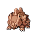 Rhyhorn shiny front-facing sprite from Pokémon Platinum
