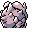 Rhyhorn back-facing sprite from Pokémon Blue