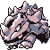Rhyhorn front-facing sprite from Pokémon Blue