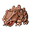 Rhyhorn shiny front-facing sprite from Pokémon Ruby
