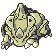 Rhyhorn front-facing sprite from Pokémon Yellow