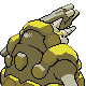 Rhyperior shiny back-facing sprite from Pokémon HeartGold
