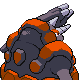 Rhyperior back-facing sprite from Pokémon Platinum