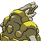 Rhyperior shiny back-facing sprite from Pokémon Platinum